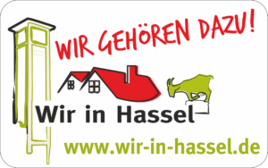 Aufkleber wir gehören dazu